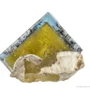 Fluorite on Baryte With Chalcopyrite - image 1