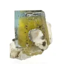 Fluorite on Baryte With Chalcopyrite - image 3