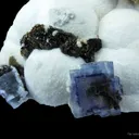 Fluorite on Baryte With Sphalerite - image 3