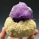 Fluorite on Baryte with Sphalerite - image 1