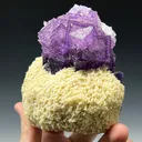 Fluorite on Baryte with Sphalerite - image 2