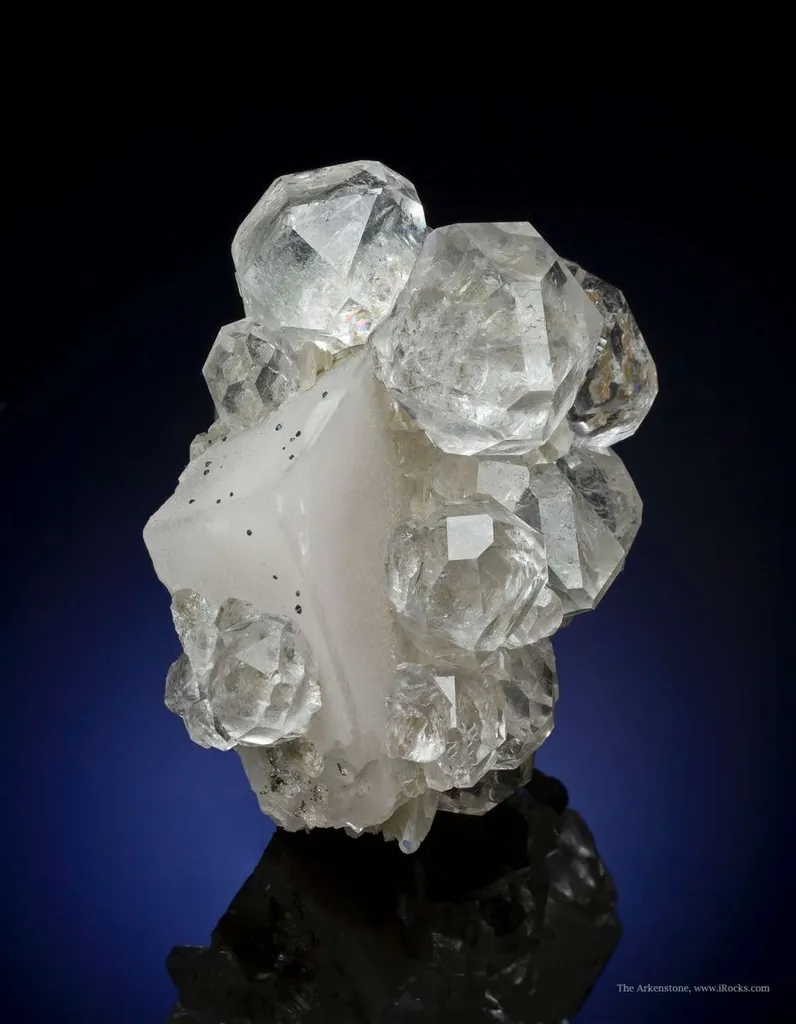 Fluorite on Calcite - image 4