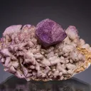 Fluorite on Calcite - image 1