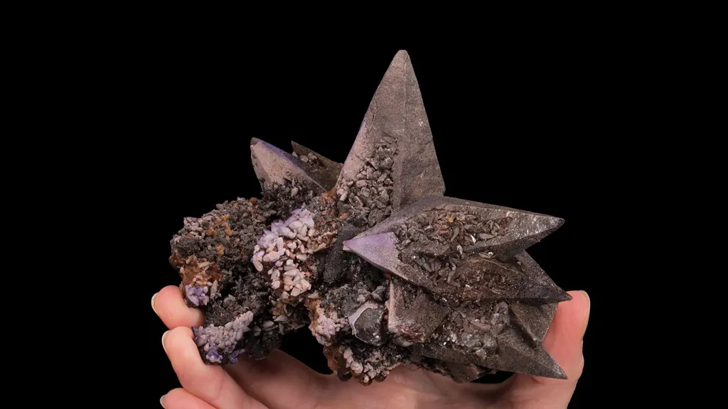Fluorite on Calcite - image 2
