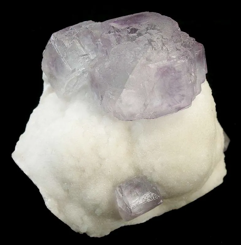 Fluorite on Calcite - image 2