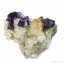 Fluorite on Calcite - image 3