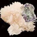 Fluorite on Calcite - image 3