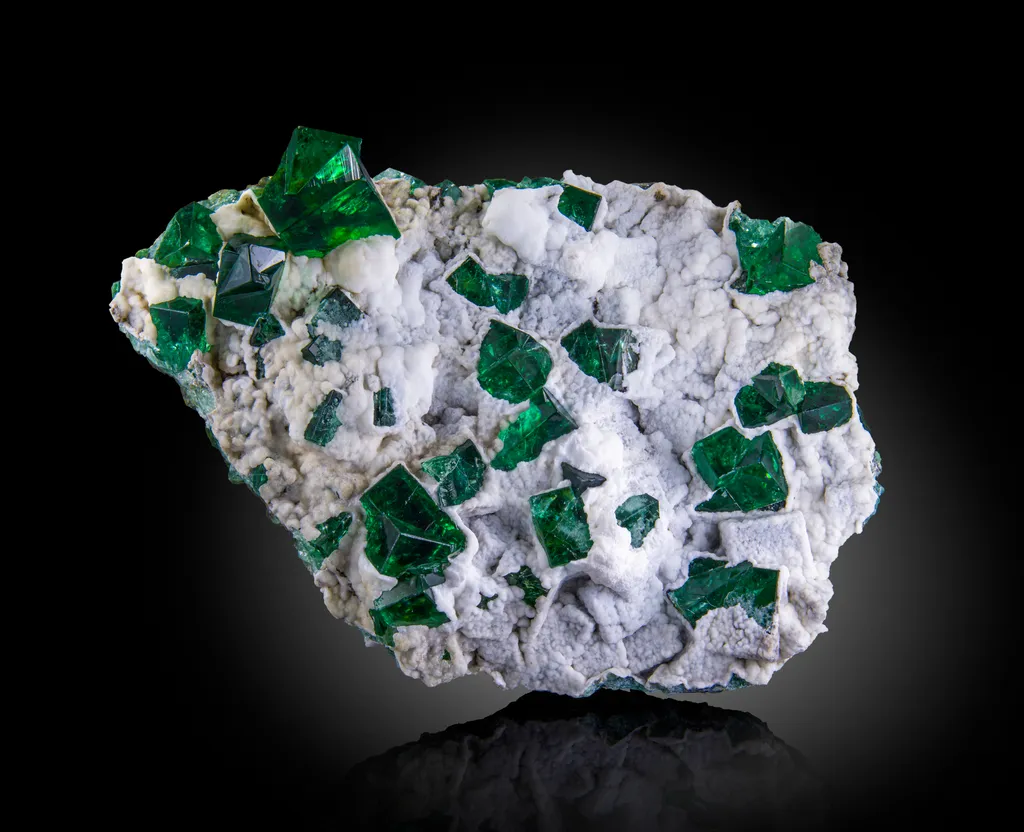 Fluorite on Calcite image