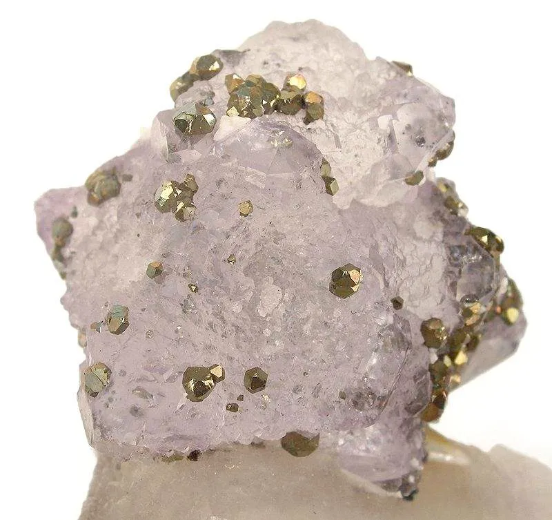 Fluorite on Calcite - image 2