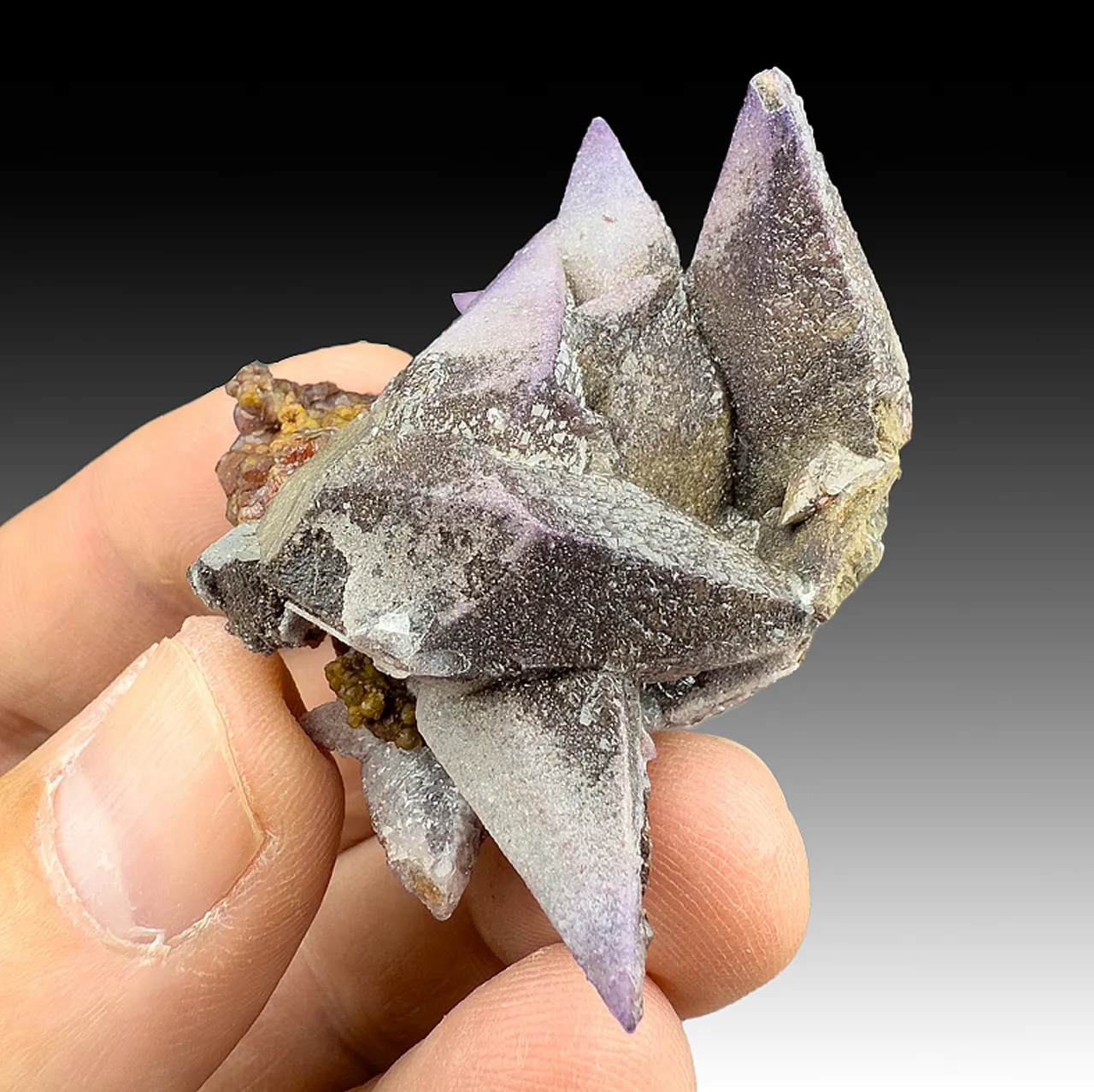 Fluorite on Calcite - image 1