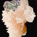 Fluorite on Calcite - image 1