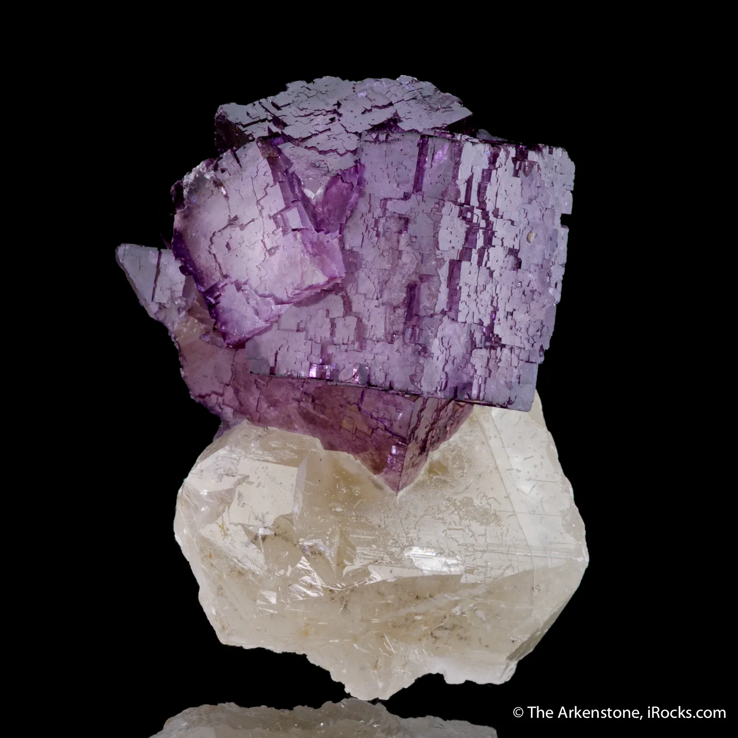 Fluorite on Calcite - image 3