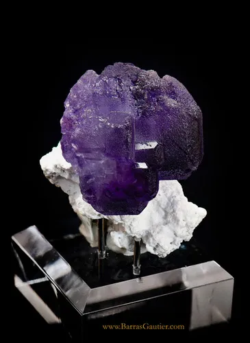 Fluorite on Calcite - image 2