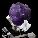 Fluorite on Calcite - image 2