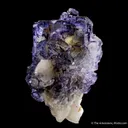 Fluorite on Calcite - image 7