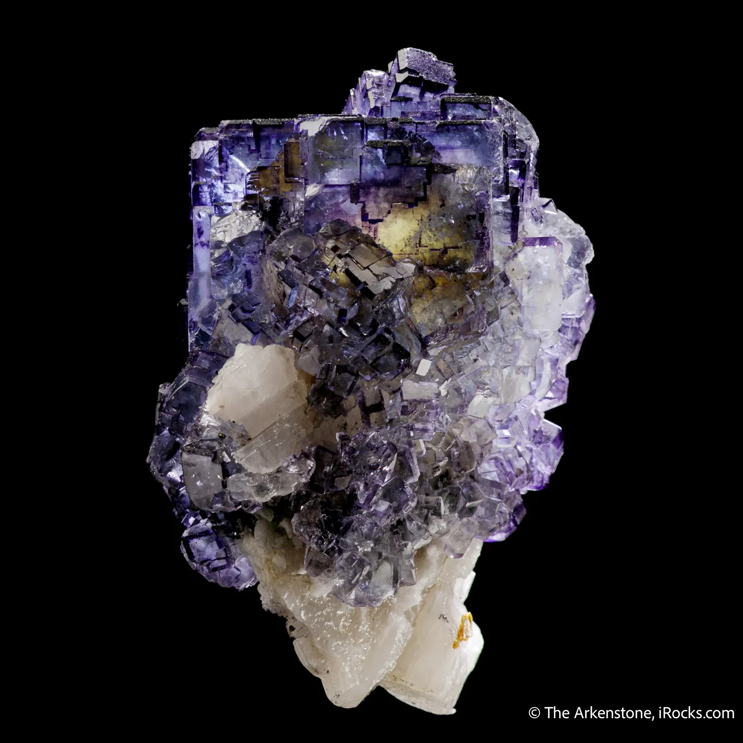 Fluorite on Calcite - image 7