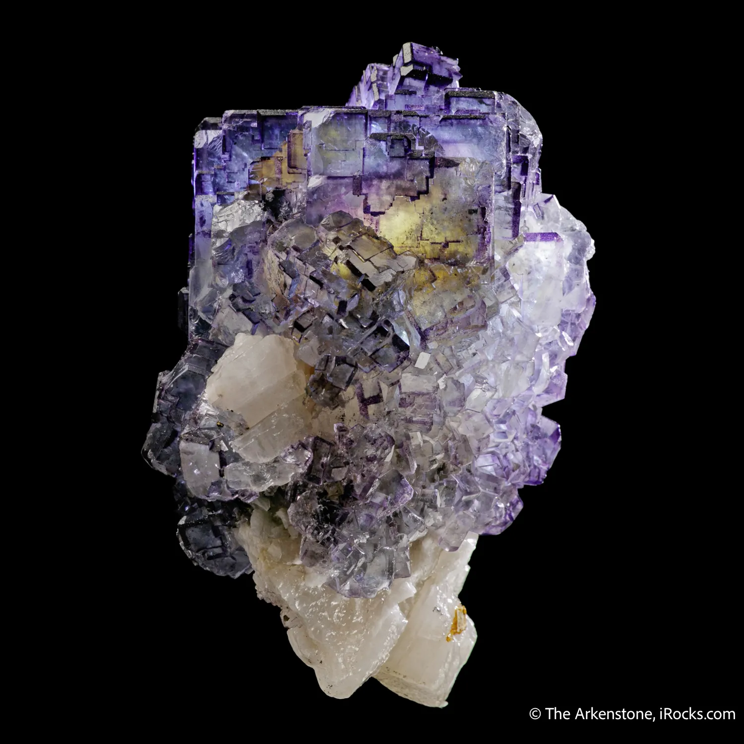 Fluorite on Calcite - image 3