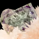 Fluorite on Calcite - image 2