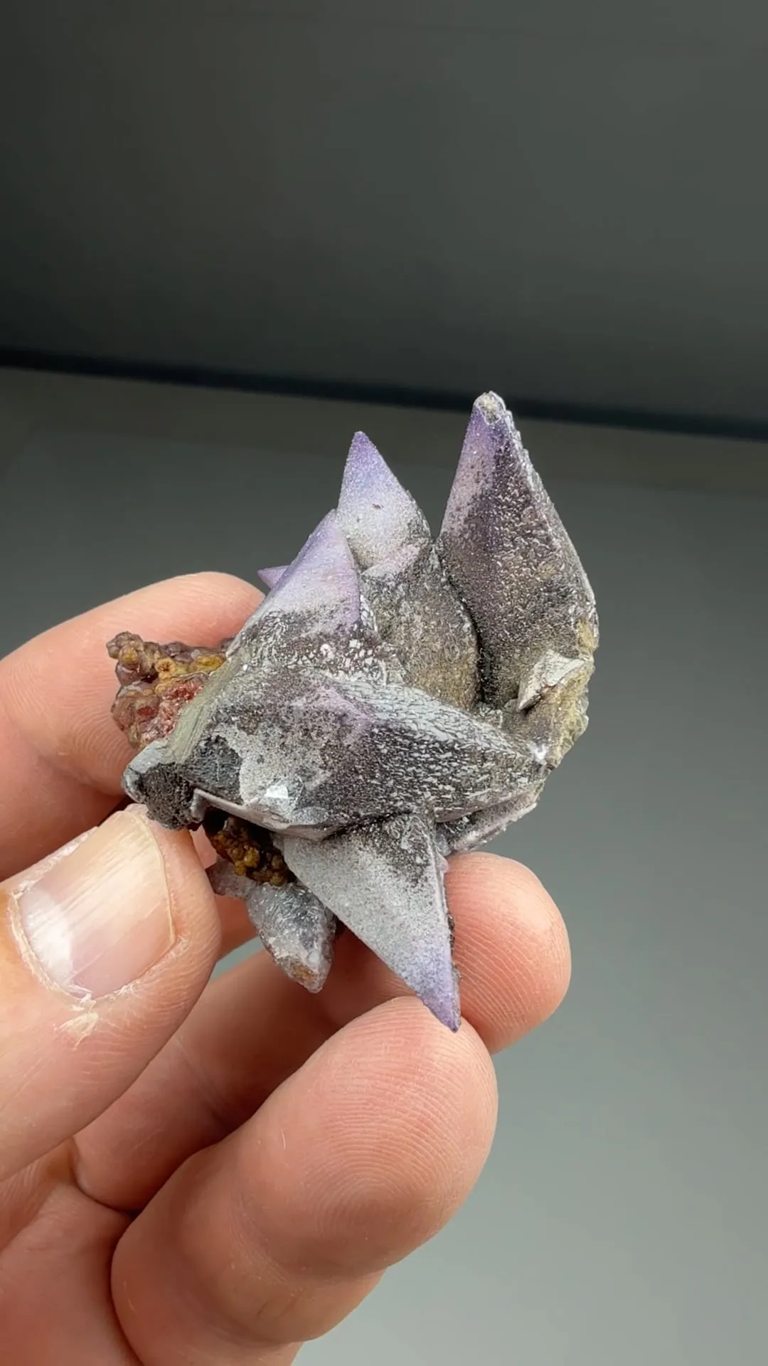 Fluorite on Calcite - image 2