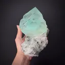 Fluorite on Calcite - image 1