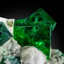 Fluorite on Calcite - image 3