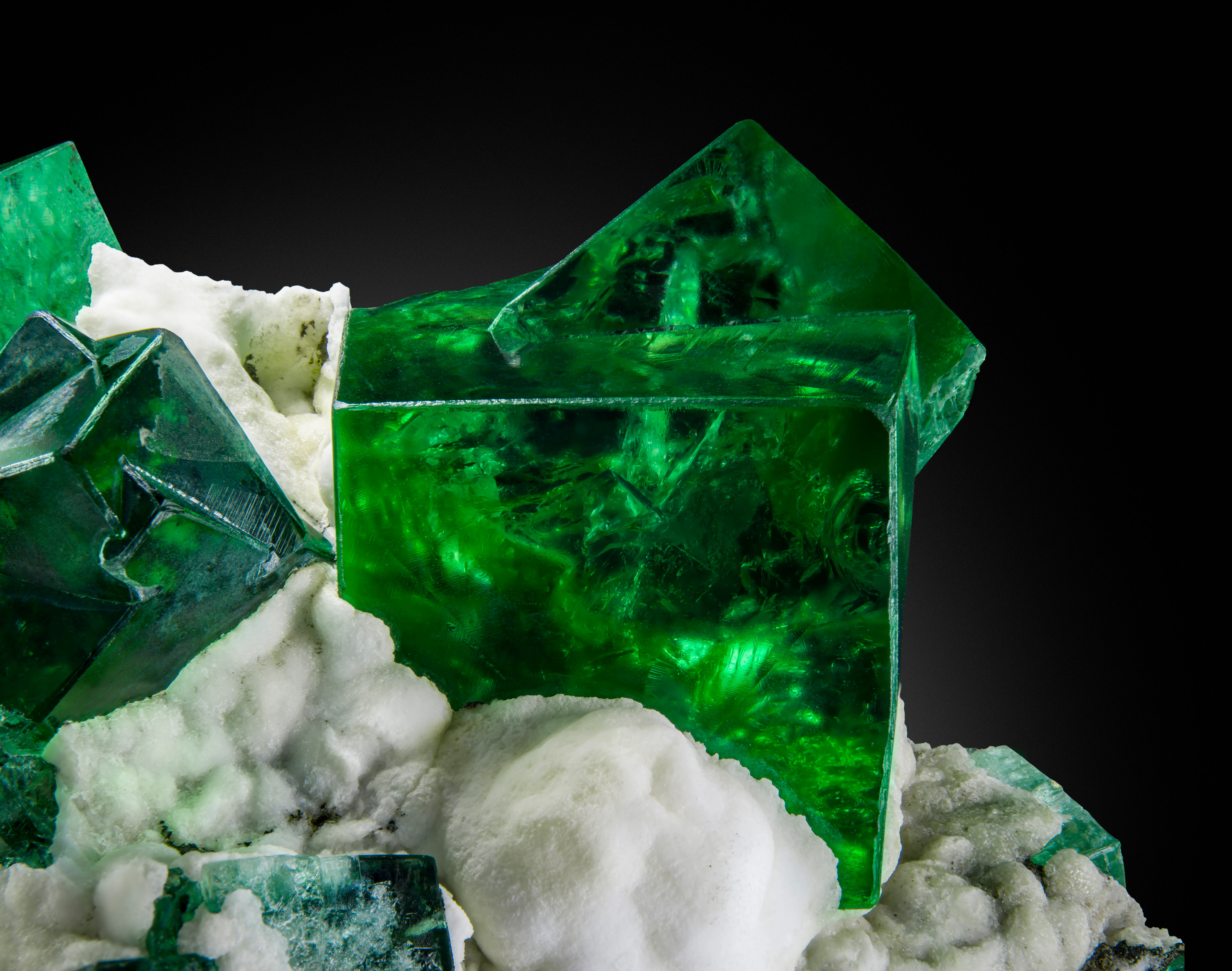 Fluorite on Calcite - image 3