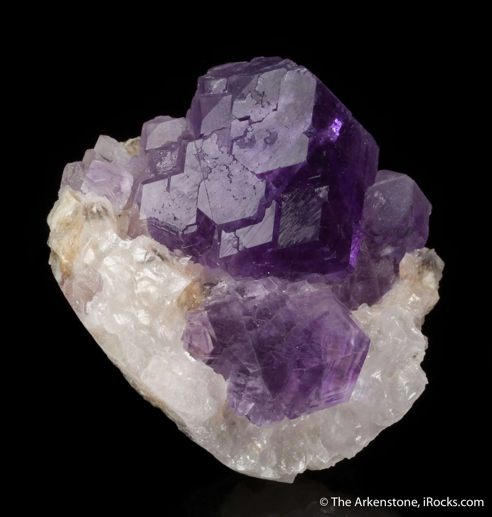Fluorite on Calcite - image 5
