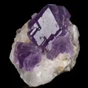 Fluorite on Calcite - image 6