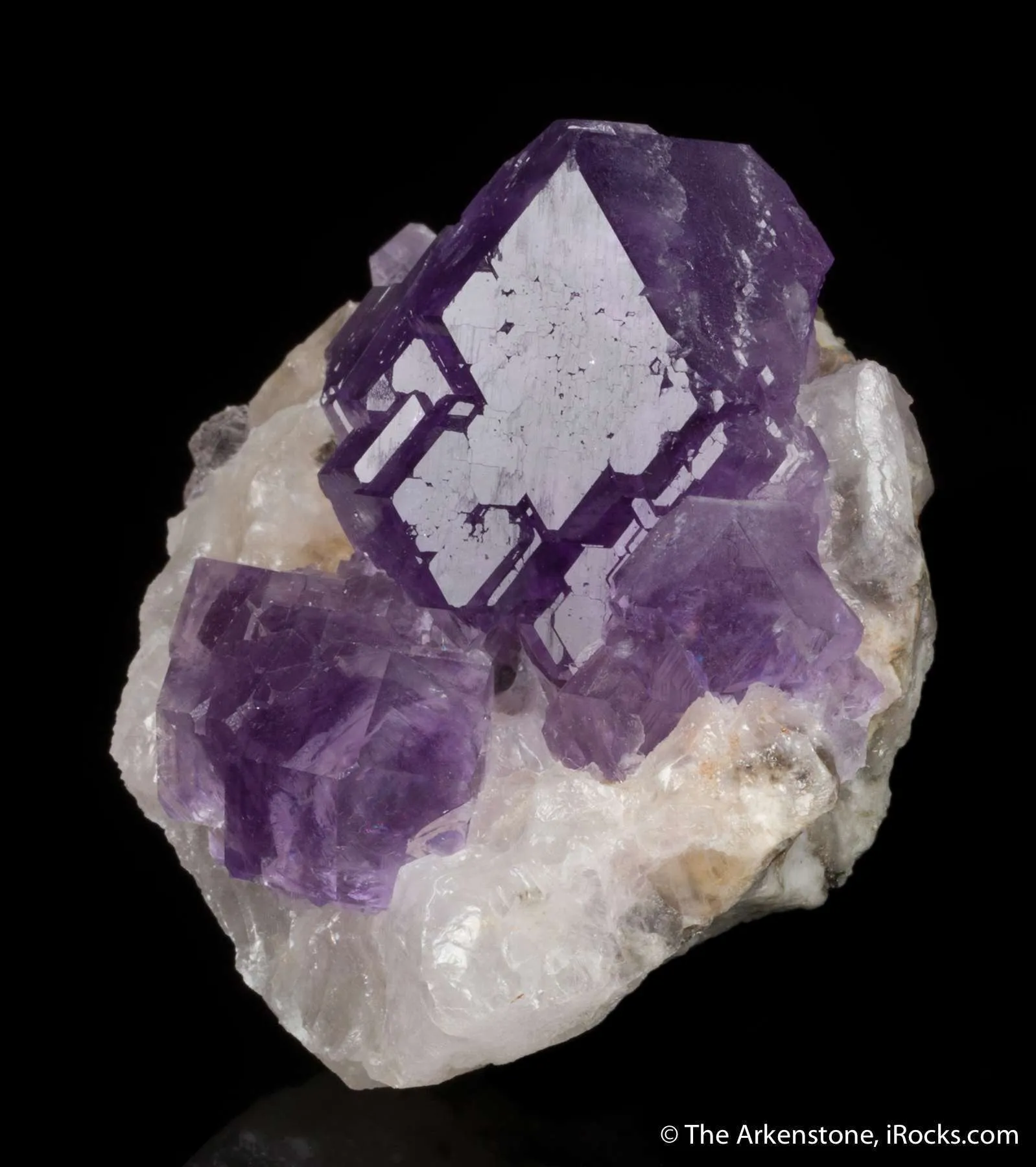 Fluorite on Calcite - image 6