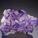Fluorite on Calcite - image 1