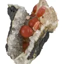 Fluorite on Calcite and Quartz - image 5