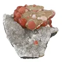 Fluorite on Calcite and Quartz - image 6