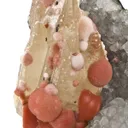 Fluorite on Calcite and Quartz - image 4