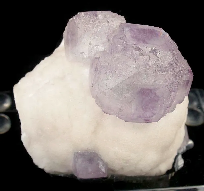 Fluorite on Calcite image