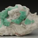 Fluorite on Calcite - image 1