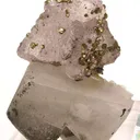 Fluorite on Calcite - image 1