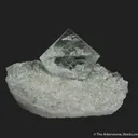 Fluorite on Calcite (both fluorescent) - image 1