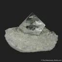 Fluorite on Calcite (both fluorescent) - image 2