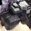 Fluorite on Calcite - image 1