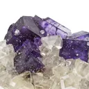 Fluorite on Calcite - image 1