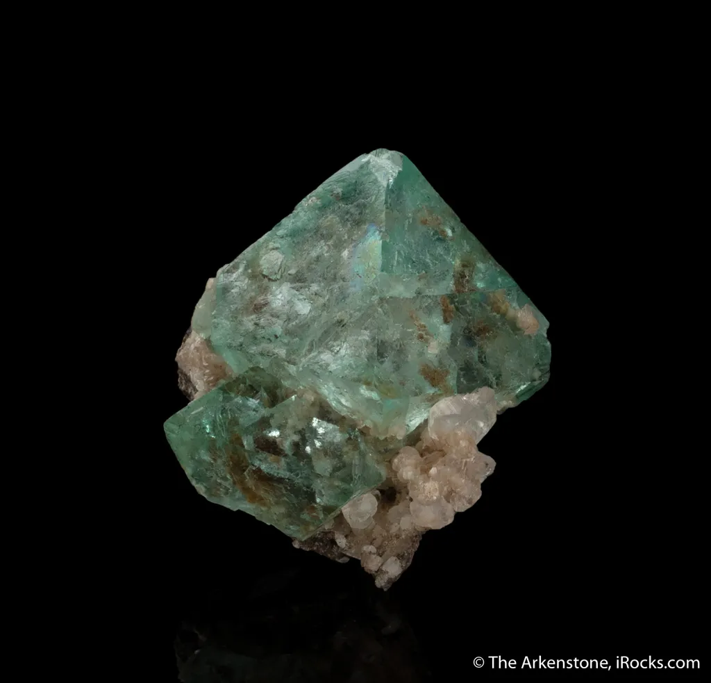 Fluorite on Calcite - image 2