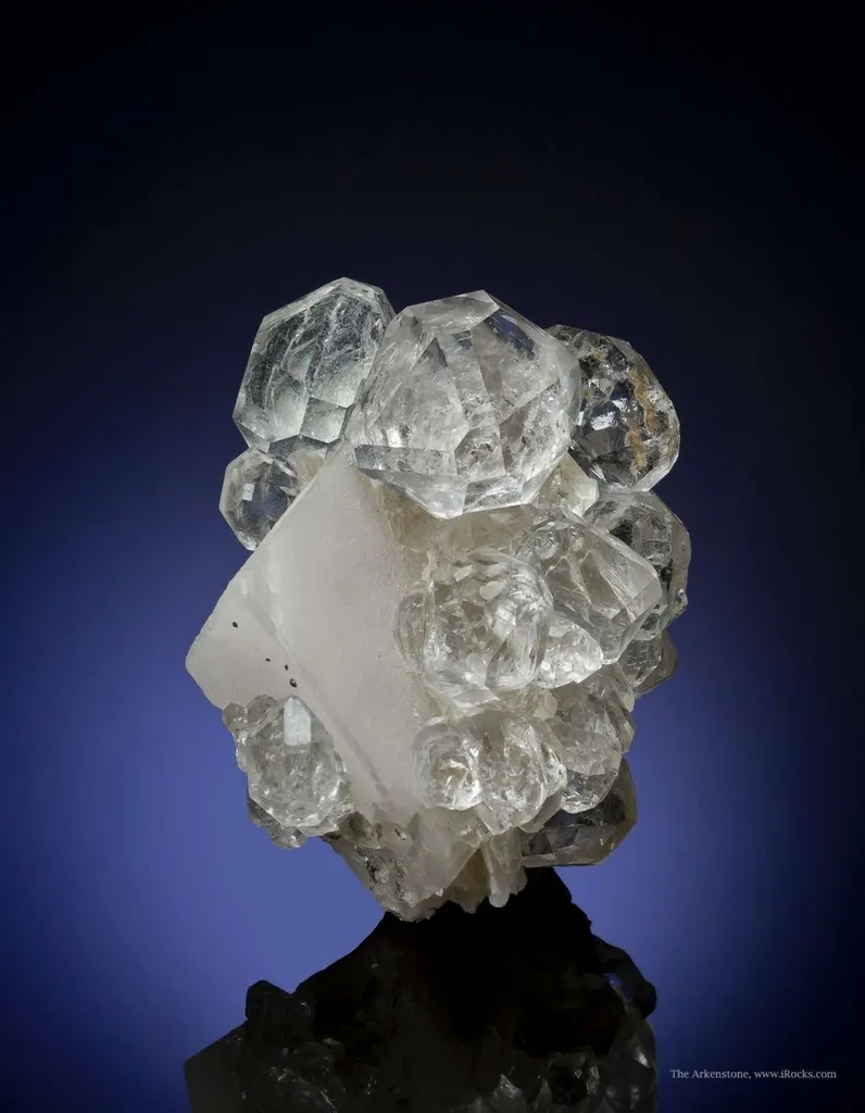 Fluorite on Calcite image