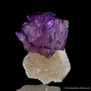 Fluorite on Calcite - image 4