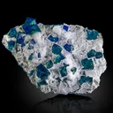 Fluorite on Calcite - image 2