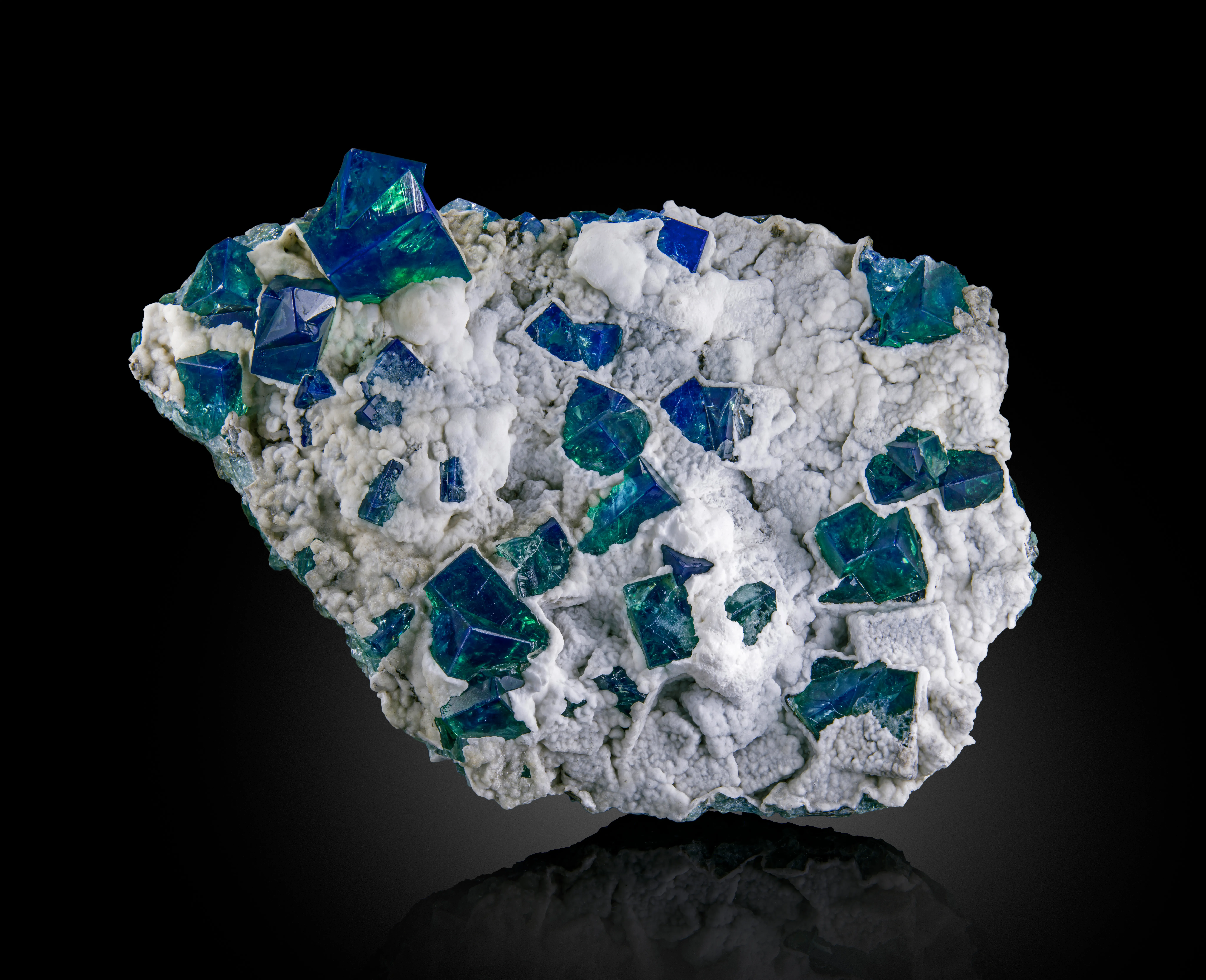 Fluorite on Calcite - image 2