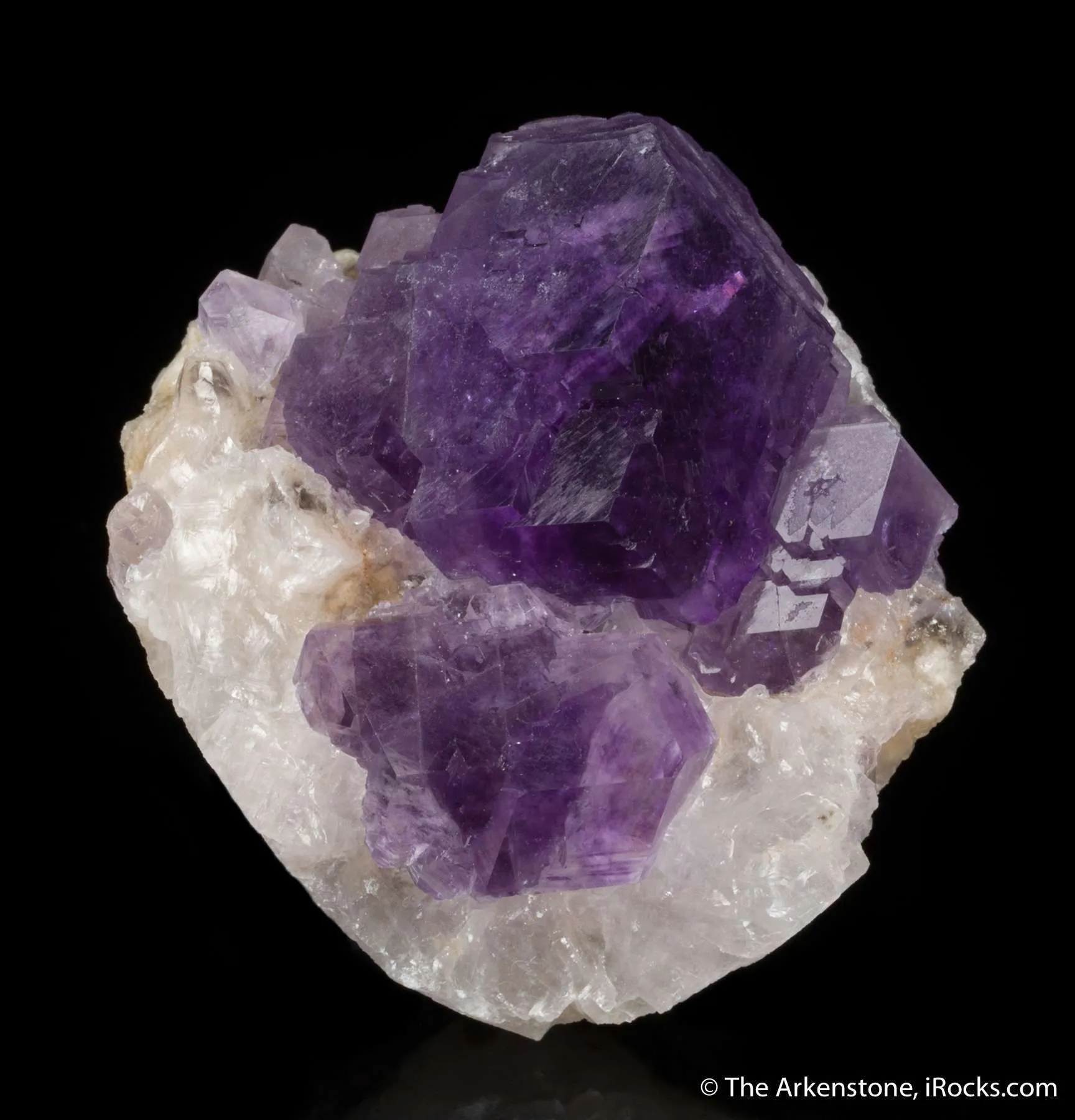 Fluorite on Calcite - image 4