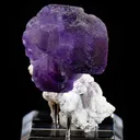 Fluorite on Calcite - image 1