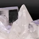 Fluorite on Calcite (fluorescent) - image 3