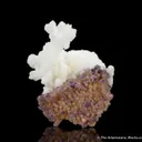 Fluorite on Calcite with Aragonite - image 2