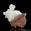 Fluorite on Calcite with Aragonite - image 1